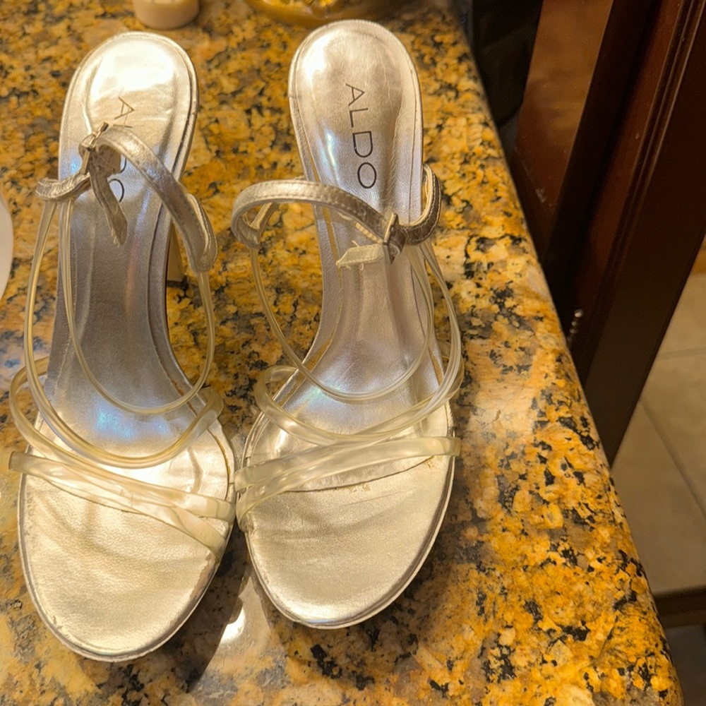 Aldo clear high heels